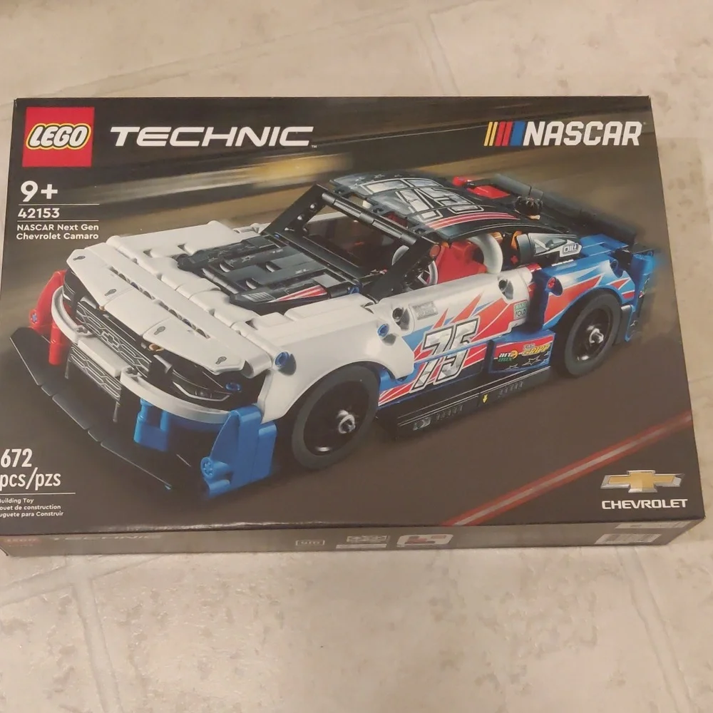 New!LEGO Technic NASCAR Race Car Y2K Multicolor Boyhoodcore Developmental Retro